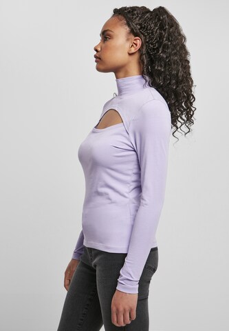 Urban Classics Shirt in Purple