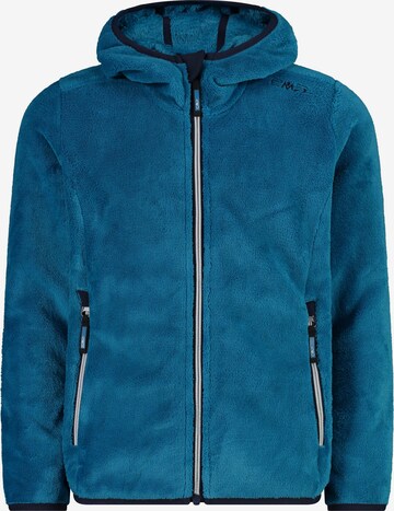 CMP Athletic Fleece Jacket in Blue: front