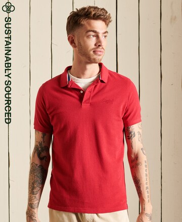 Superdry Shirt in Rood: voorkant