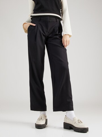 Loosefit Pantalon à pince Monki en noir : devant