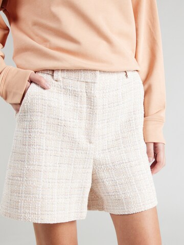 BOSS - Loosefit Pantalón 'Taseto' en beige