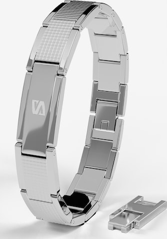 SERASAR Armband 'Impact' i silver: framsida