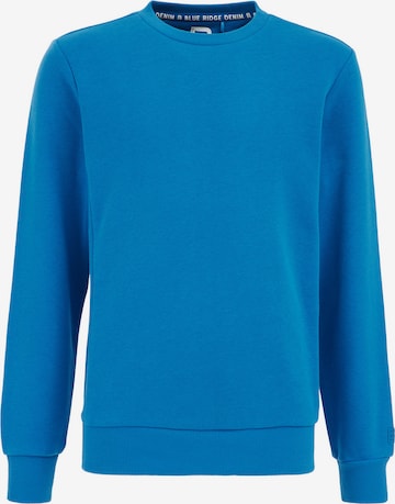 WE Fashion Sweatshirt in Blue: front
