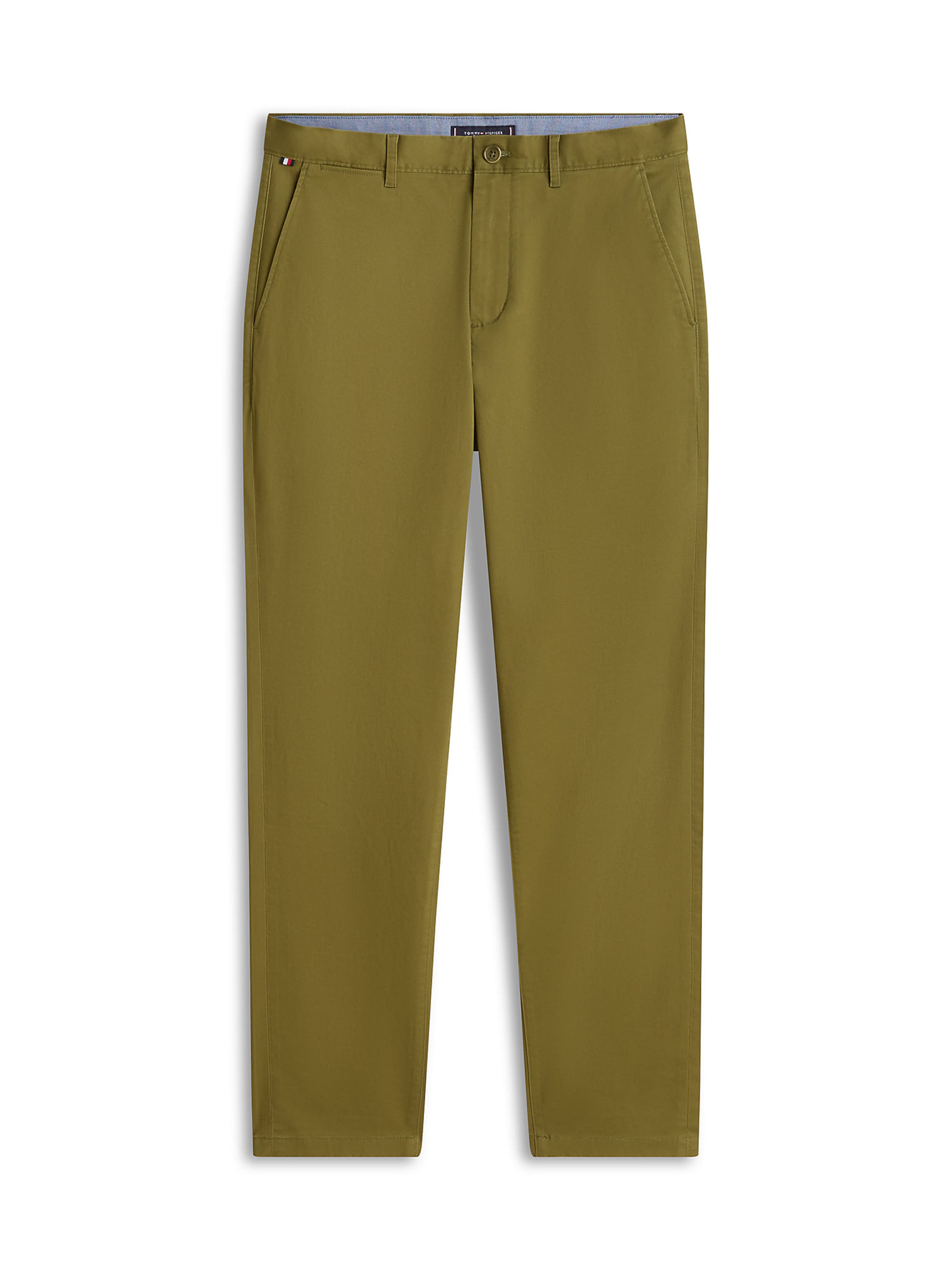 Pantalon chino 'Harlem Essential' TOMMY HILFIGER en vert : devant