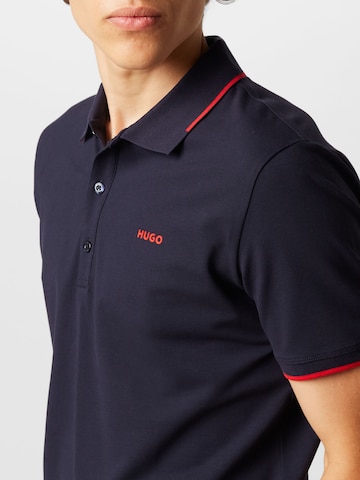 HUGO Red - Camisa 'Dinoso' em azul