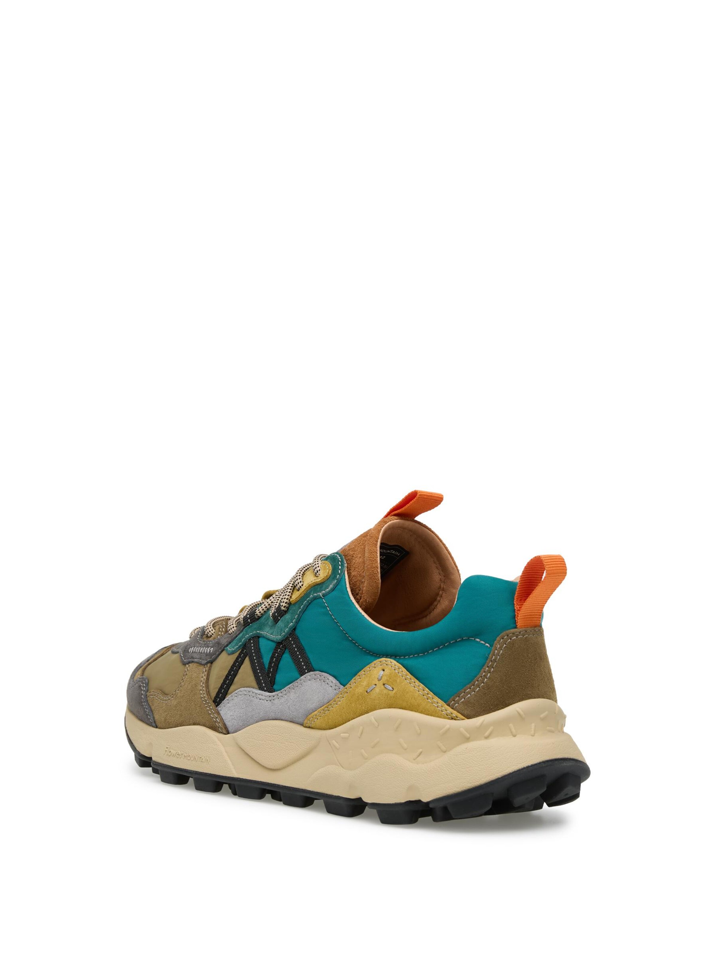 Flower Mountain Platform trainers 'LENZAN MAN' in Black