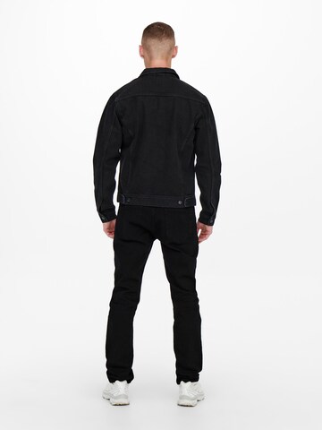 Only & Sons Regular Jeans 'Weft' in Schwarz