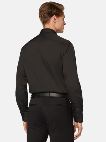 Boggi Milano Regular fit Button Up Shirt in Black