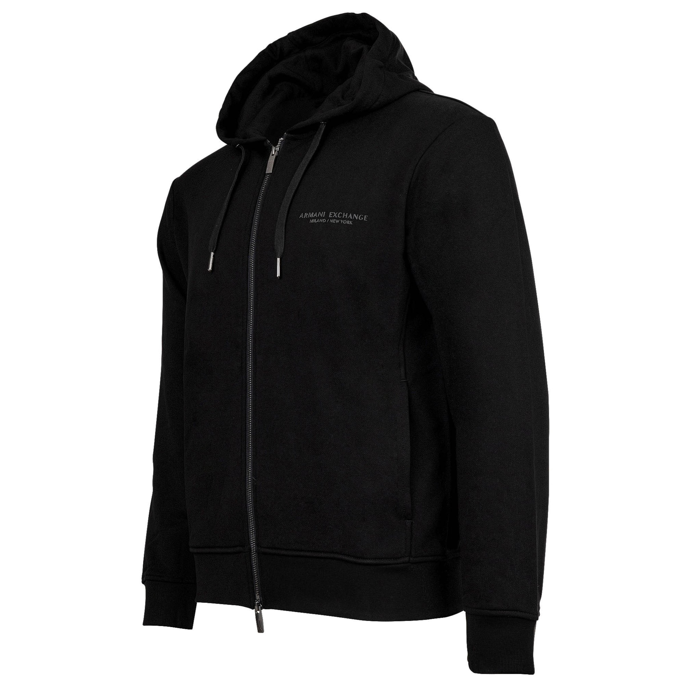 ARMANI EXCHANGE Sweat jacket in Black