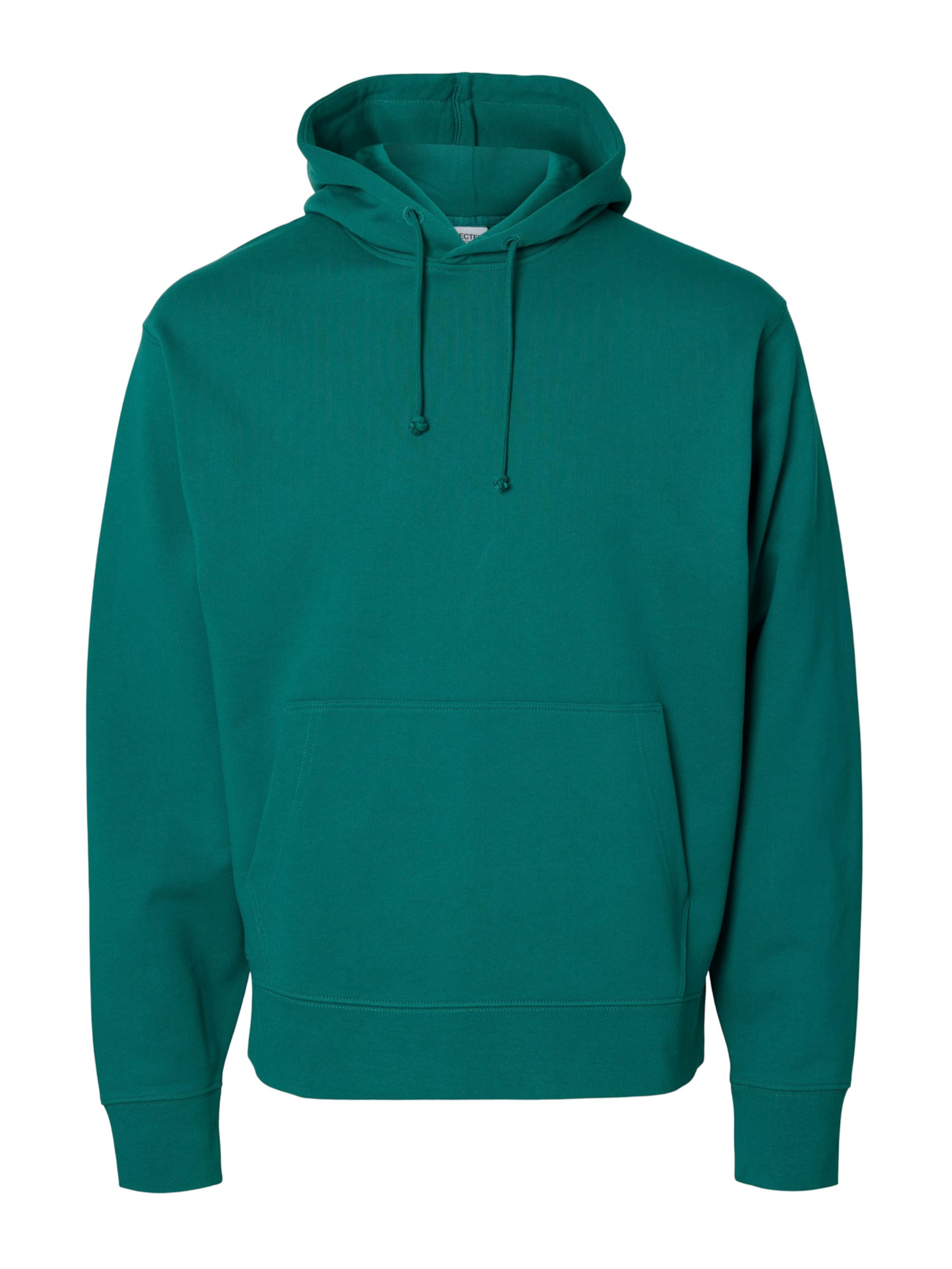 SELECTED Sweatshirt 'SLHLUKE' i grøn: forside
