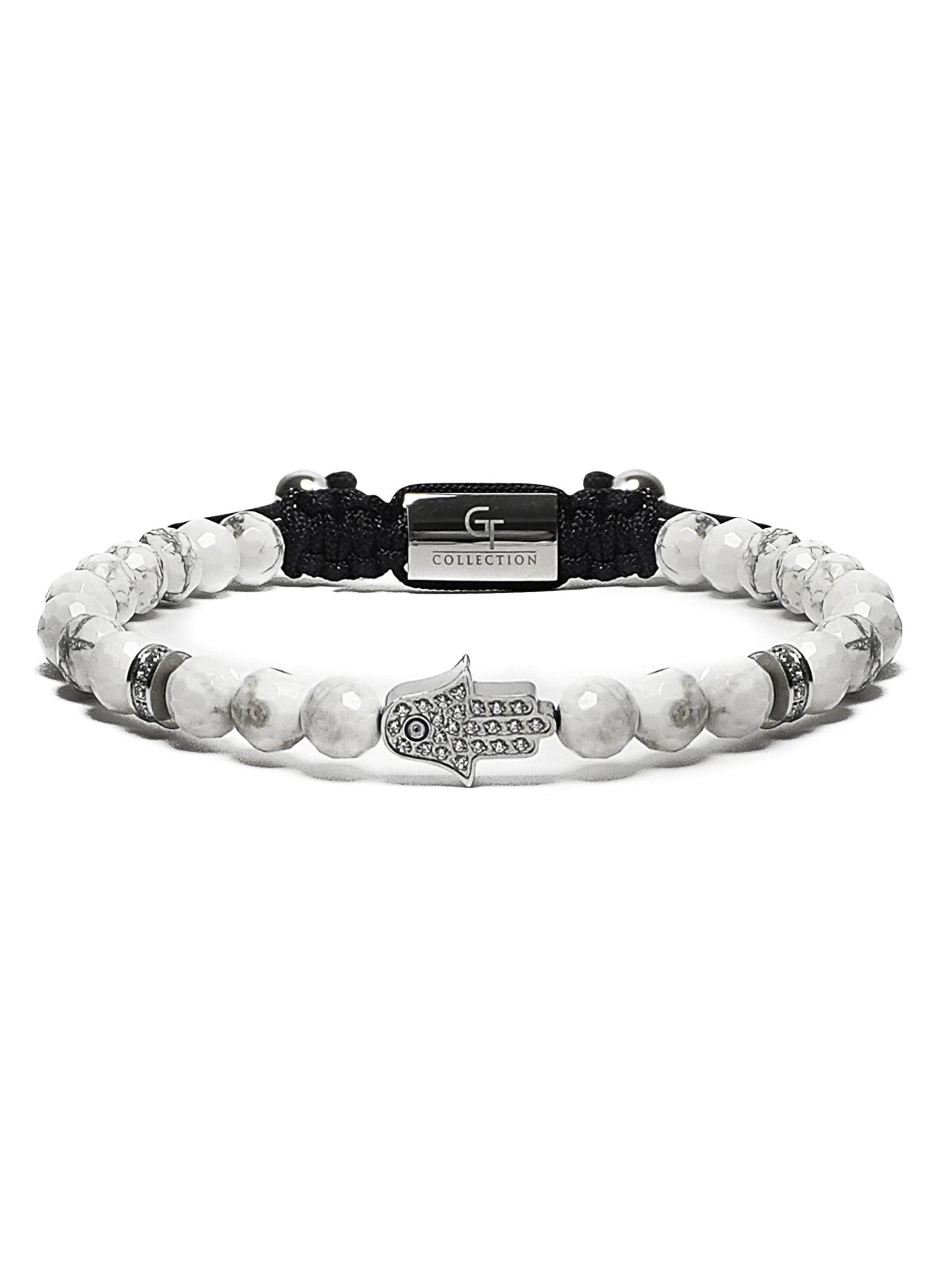 GT Collection Bracelet 'Hamsa Hand' in White