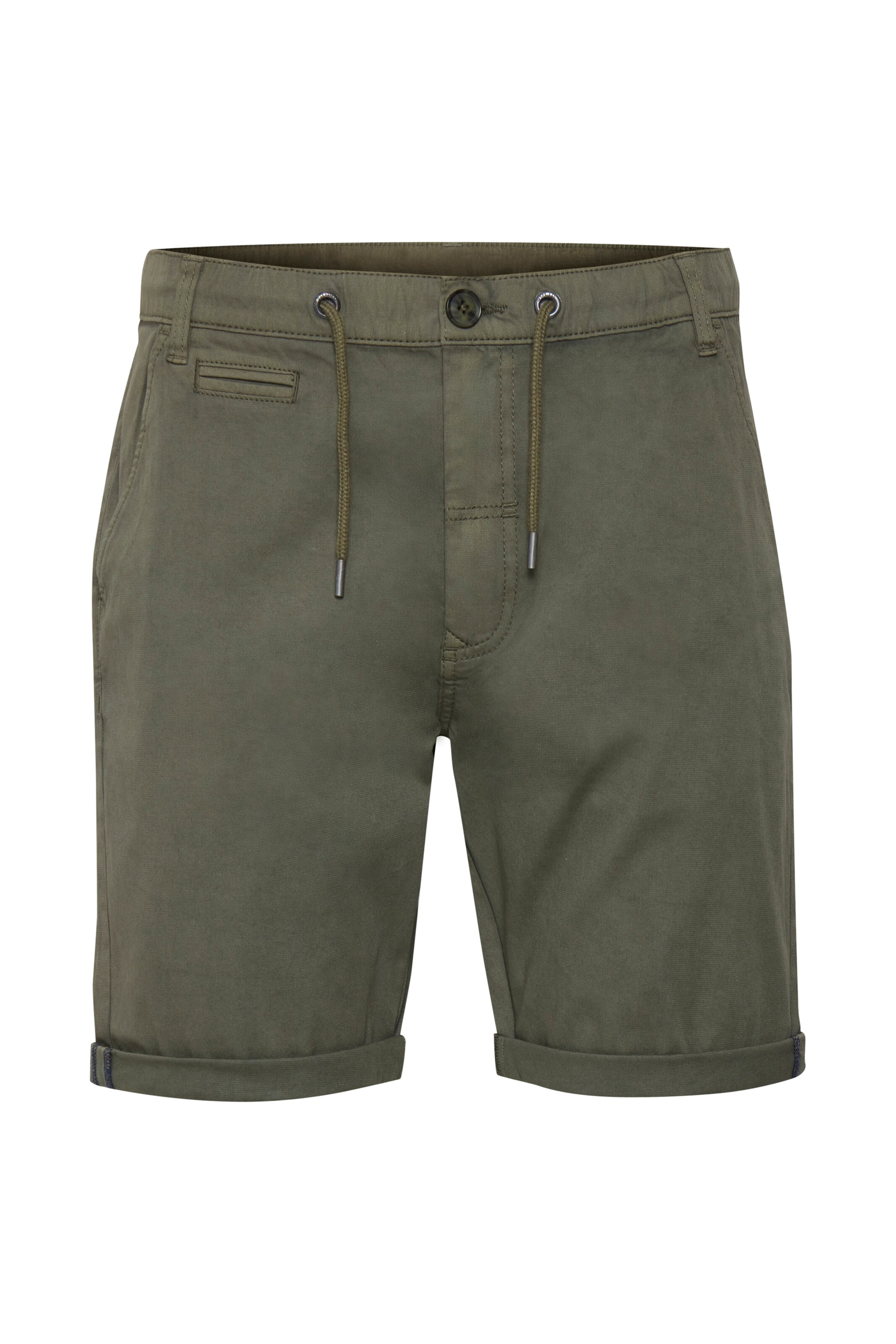 !Solid Regular Chino 'Laris' in Groen: voorkant