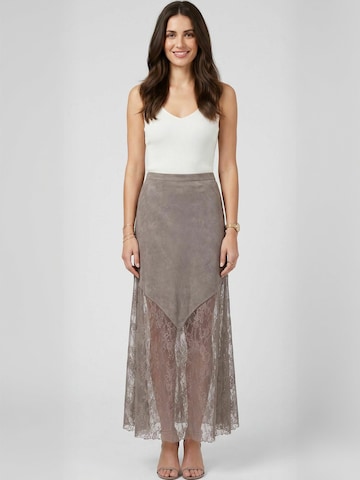 Opal Studio Skirt ' Luna ' in Brown: front