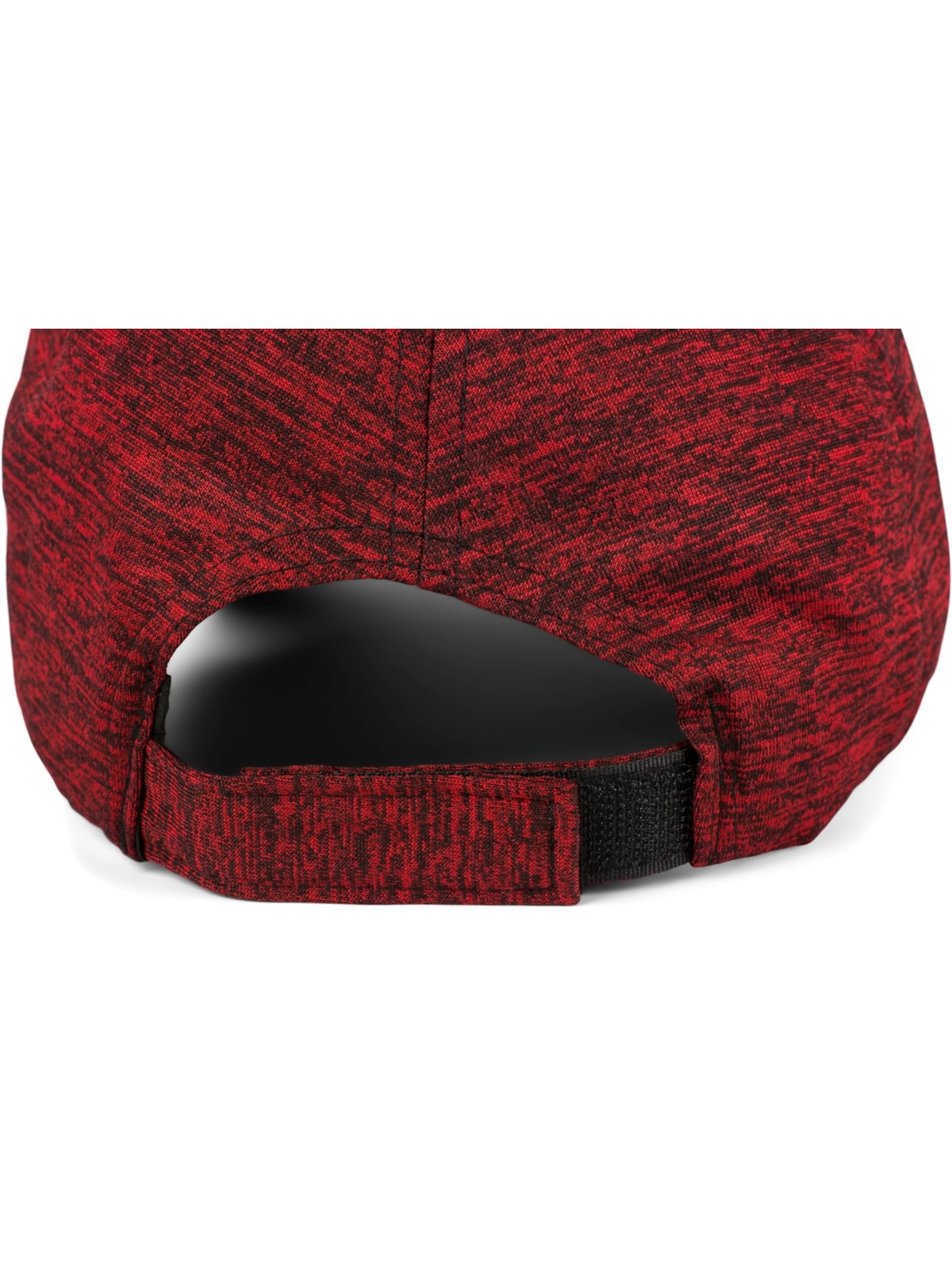 styleBREAKER Cap 'Baseball Cap meliert'‌‌ in Rot