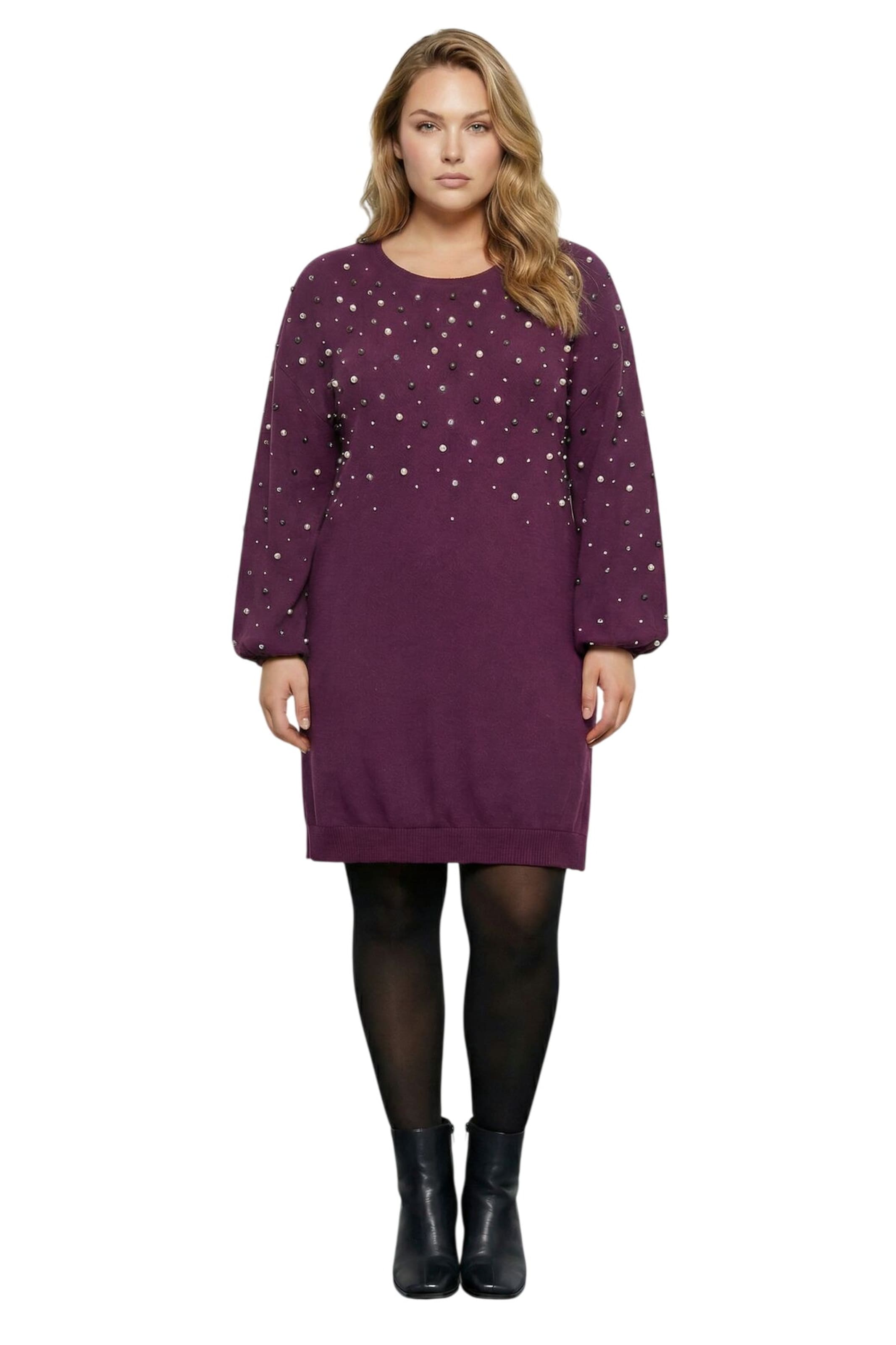 Stil Diva Dress in Purple: front