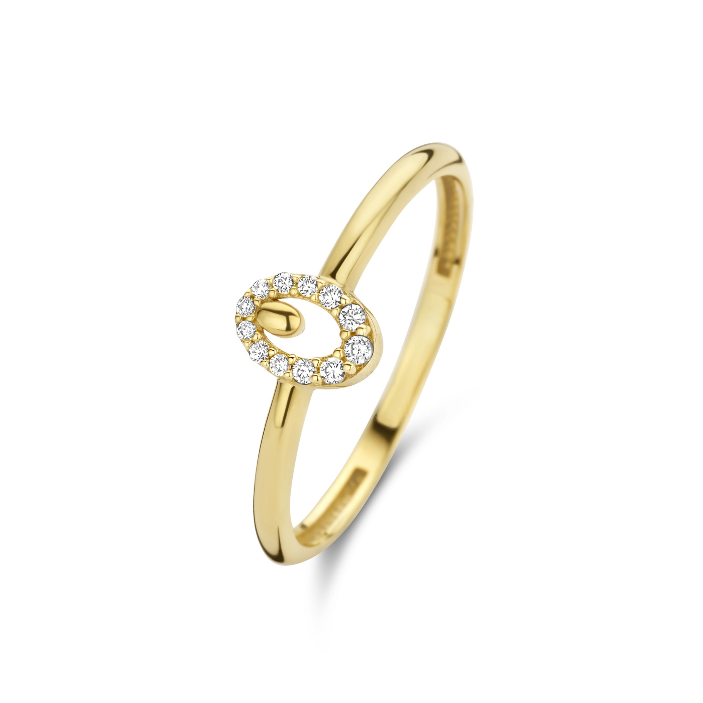 Beloro Jewels Ring in Goud: voorkant