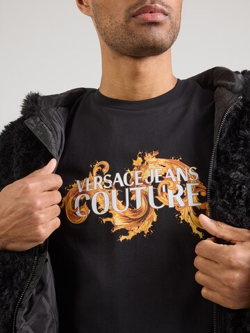 Versace Jeans Couture Koszulka w kolorze czarny