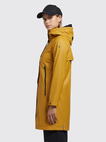 khujo Toiminnallinen pitkä takki 'Wied2' värissä keltainen