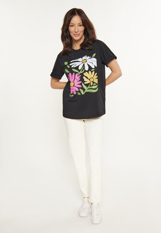 usha BLUE LABEL Shirt 'Fashion Look Collection' in Zwart