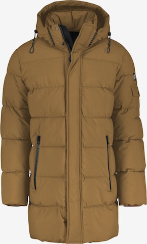 LERROS Weatherproof jacket in Brown: front