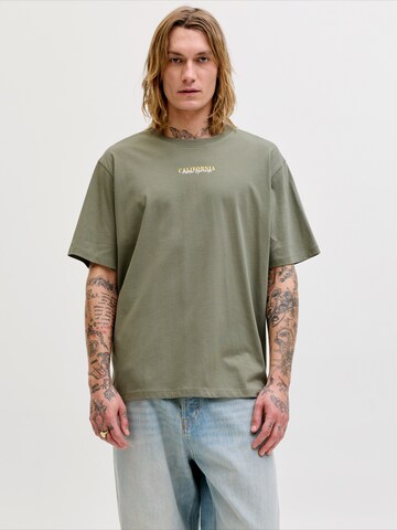 pilka JACK & JONES Marškinėliai 'JJCITY'