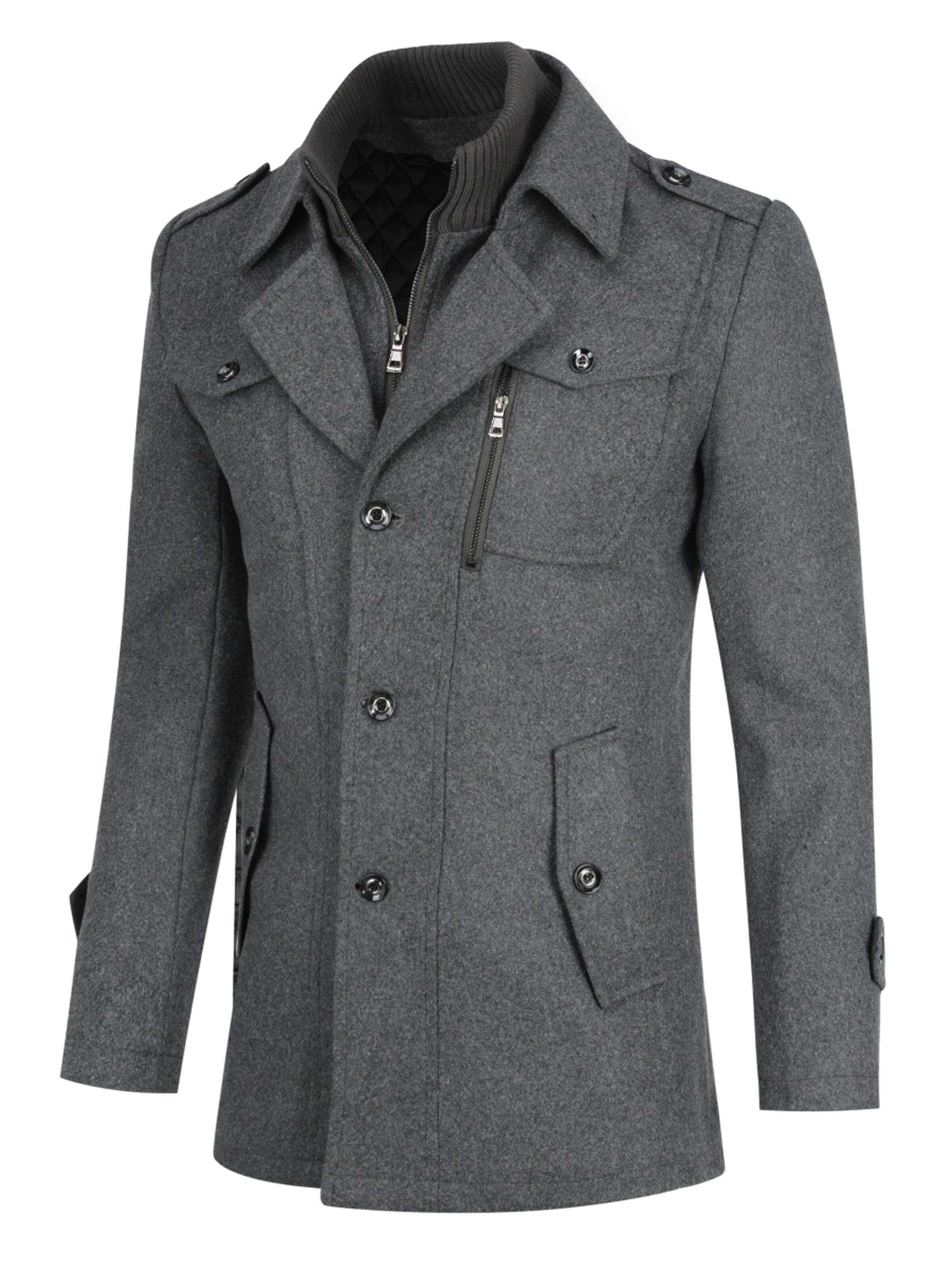 Youthup Winter Coat in Grey