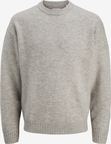 pelēks Jack & Jones Plus Džemperis 'JJESOHO OLLIE': no priekšpuses