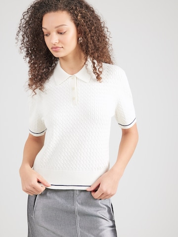 Calvin Klein Jeans Sweter w kolorze biały: przód