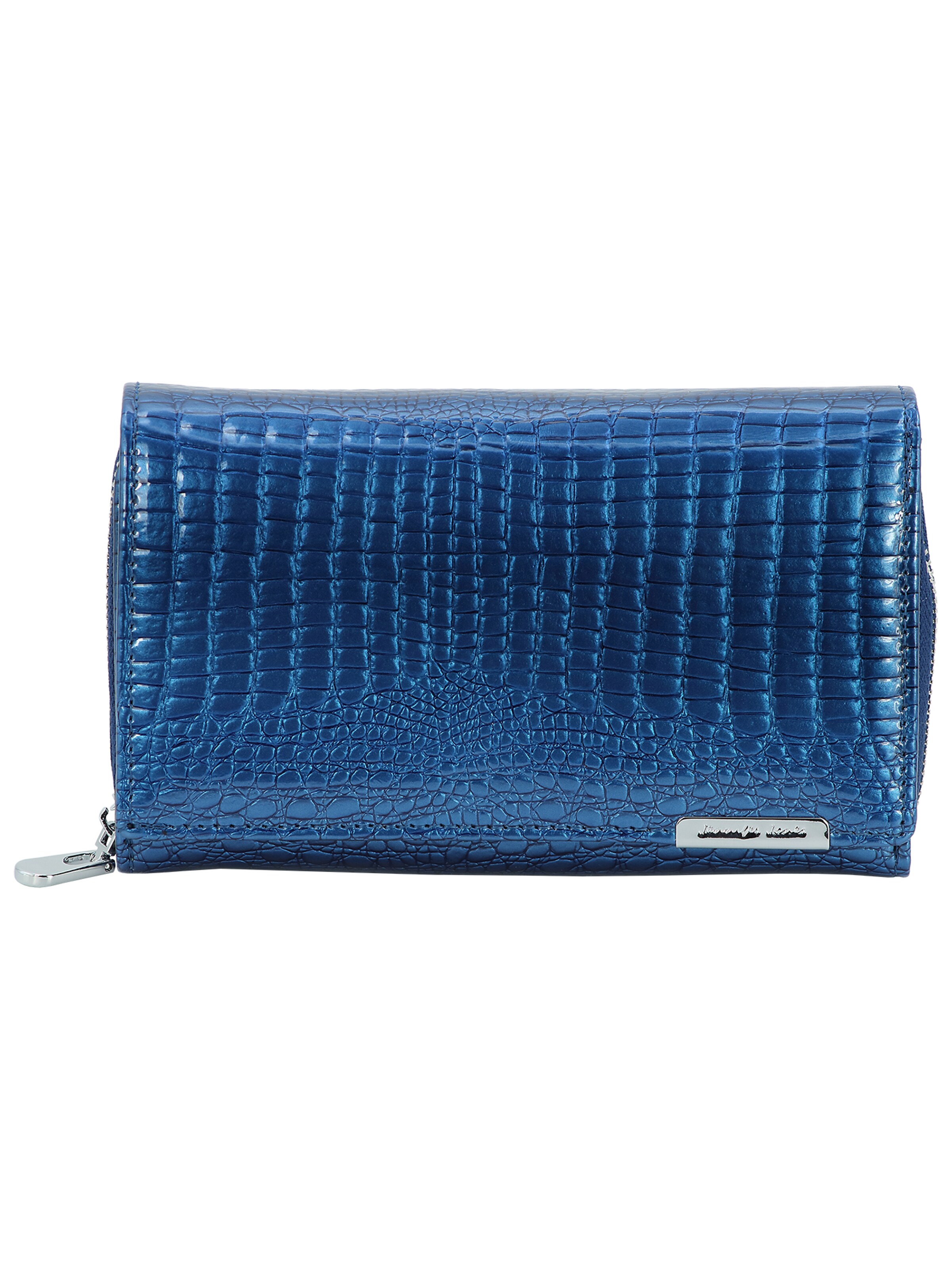 Jennifer Jones Wallet in Blue: front