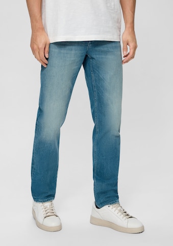 s.Oliver Slimfit Jeans 'Nelio' in Blauw: voorkant