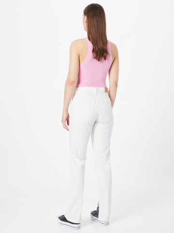 regular Jeans di Gina Tricot in bianco