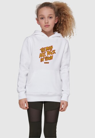 Merchcode Sweatshirt 'Thin Lizzy - The Boys Stacked' in Wit: voorkant