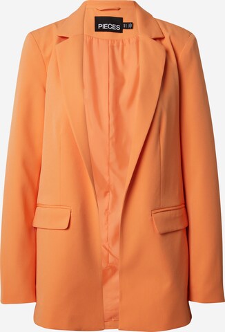 PIECES Blazer 'PCBOZZY' in Orange: front