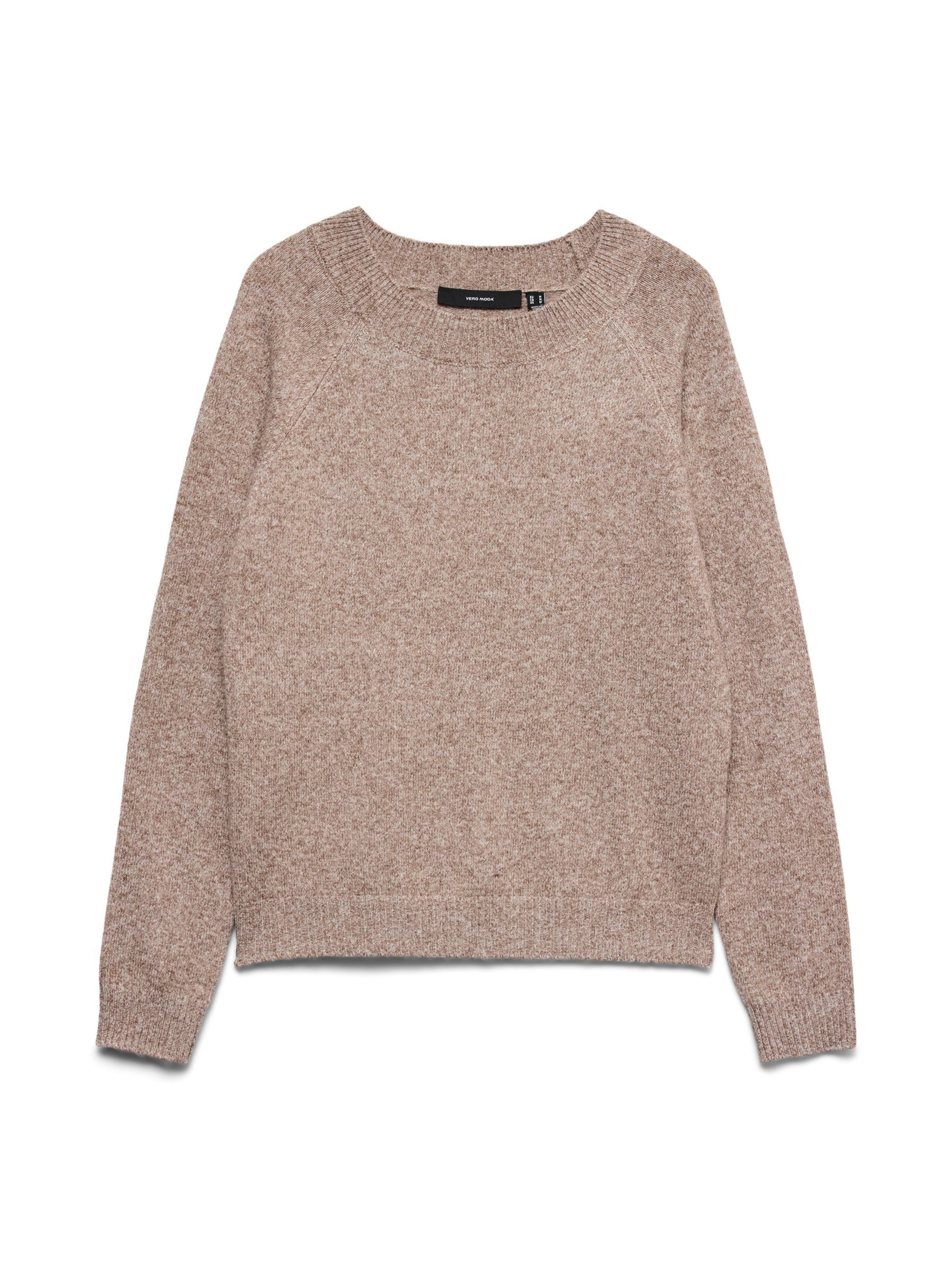 VERO MODA Pullover 'VMDoffy' in Braun: Vorderseite