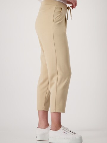 monari Regular Bandplooibroek in Beige