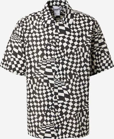 Marškiniai iš HOPE, spalva – juoda / balkšva, Prekių apžvalga