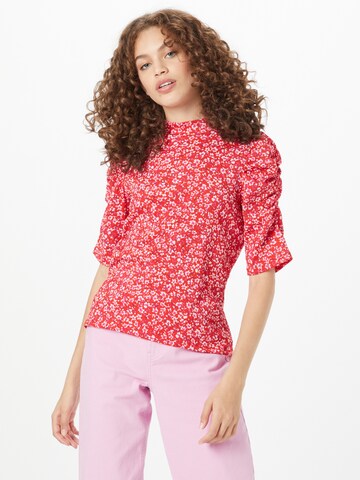 Lindex - Camisa 'Lorelai' em vermelho: frente