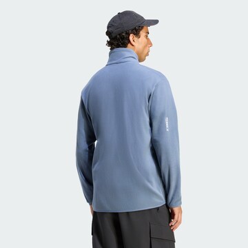 ADIDAS TERREX Athletic Fleece Jacket 'Essentials' in Blue