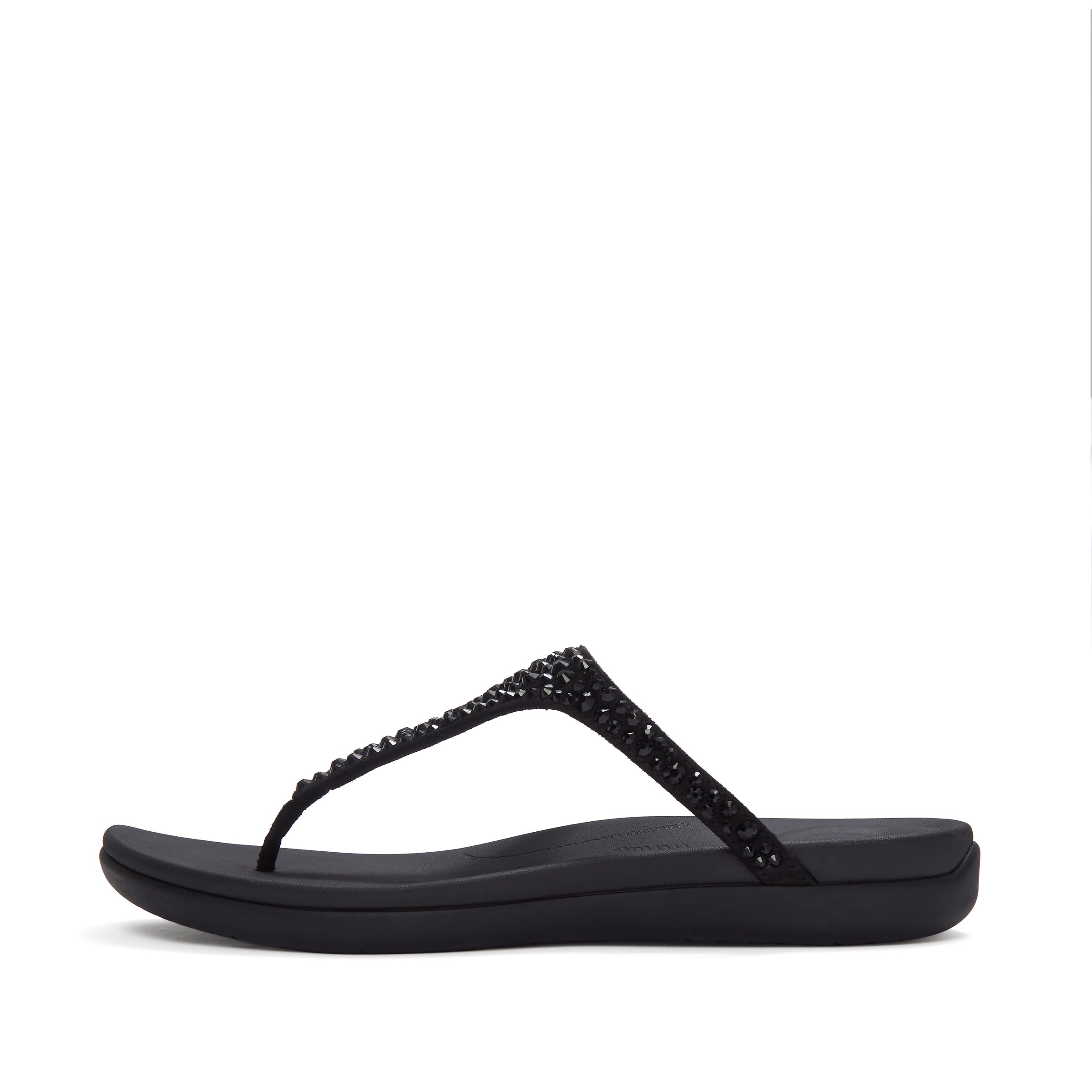 FitFlop T-Bar Sandals in Black