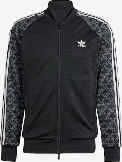 ADIDAS ORIGINALS Sweatjakke 'SSTR Classic' i sort / hvid, Produktvisning