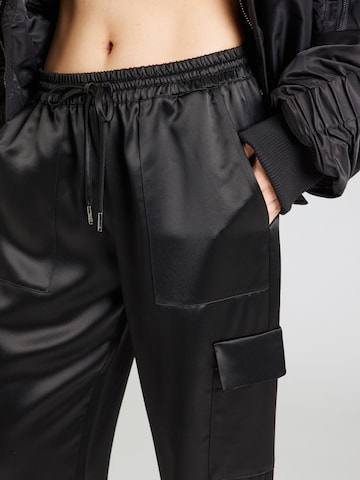 Effilé Pantalon cargo 'New Marzia' GUESS en noir