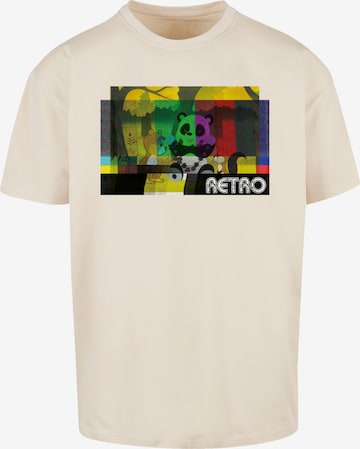 F4NT4STIC Shirt 'Heroes of Childhood Tao Tao Cassette' in Beige: Vorderseite