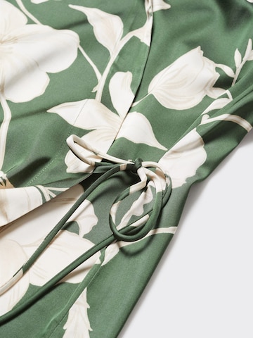 MANGO Blouse 'Grass' in Groen