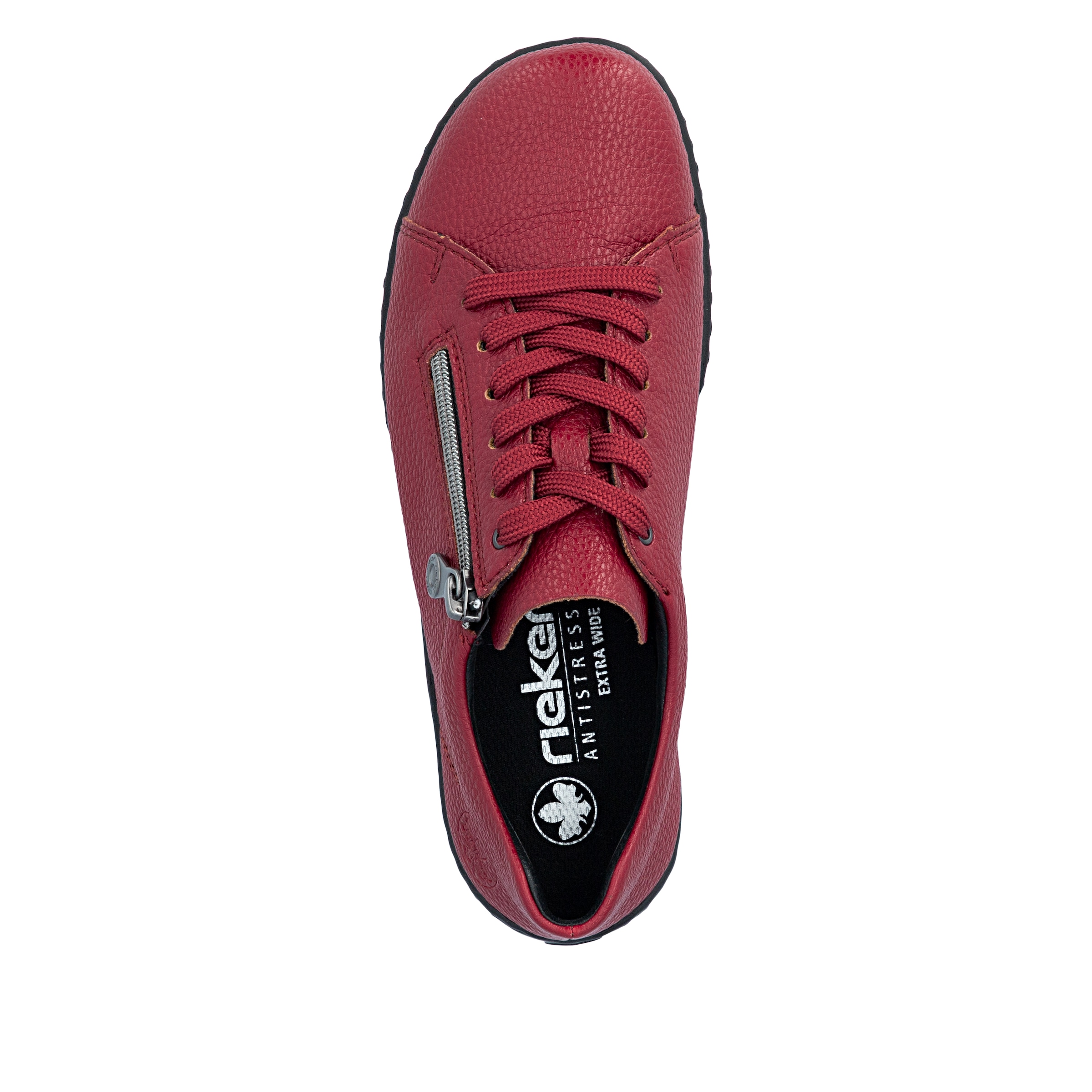 Chaussure à lacets Rieker en rouge
