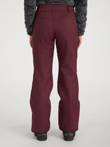 Regular Pantalon outdoor O'NEILL en rouge