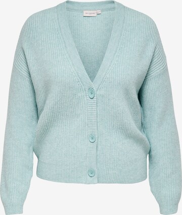 ONLY Carmakoma Strickjacke 'Esly' in Blau: predná strana