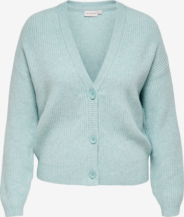 ONLY Carmakoma Knit Cardigan 'Esly' in Blue: front