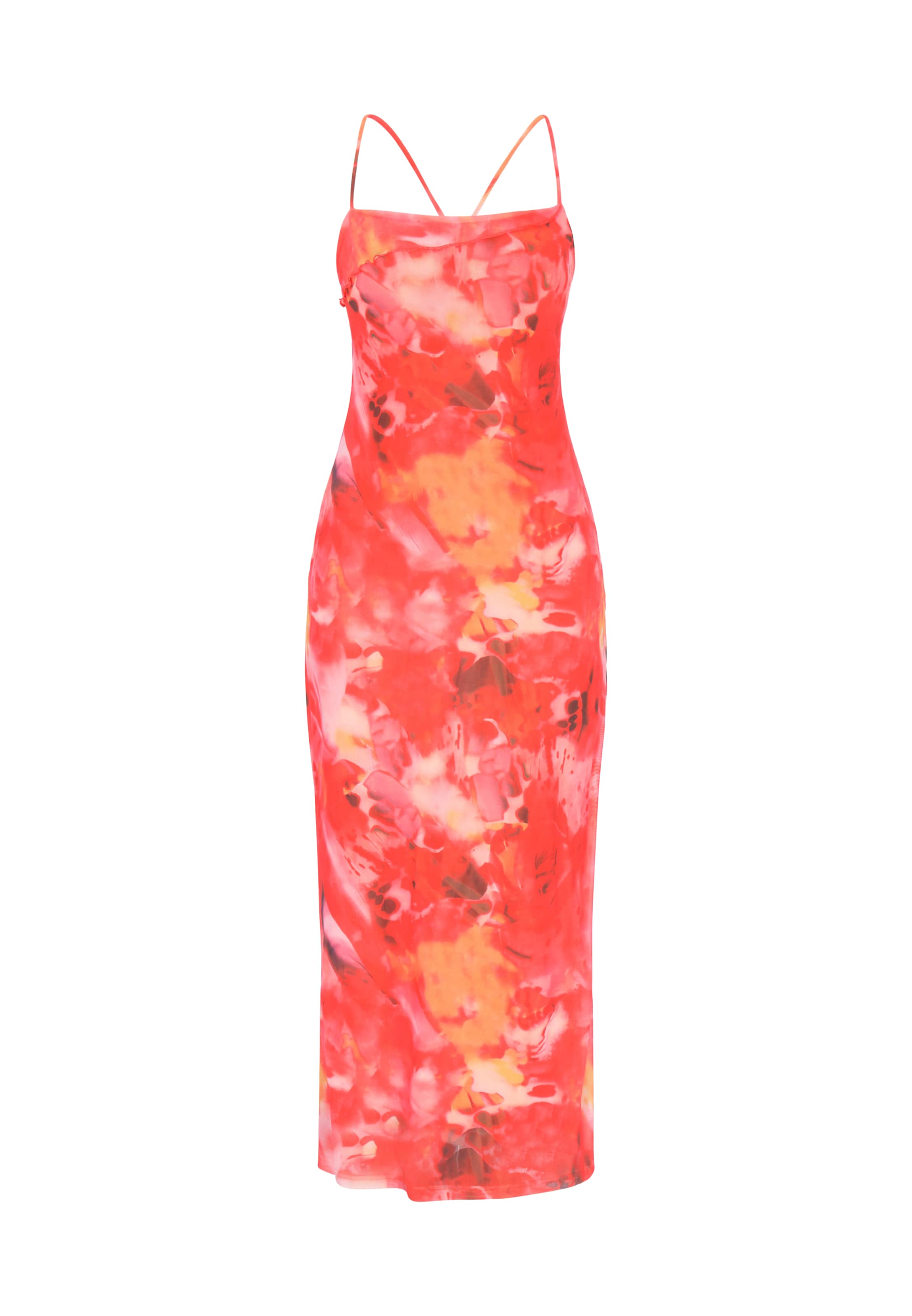 Robe IZIA en rouge : devant