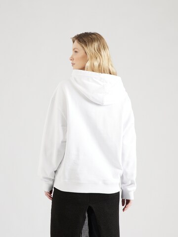 Calvin Klein Jeans Sweatshirt 'INSTITUTIONAL' i vit