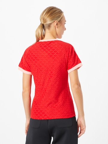 raudona ADIDAS ORIGINALS Marškinėliai 'Adicolor 70S Monogram'